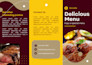 create elegant restaurant, bar, BBQ menu cards with premium branding