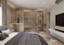 create your bedroom and bathroom and dressing interior design