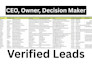 provide 50k usa ceo b2b lead generation, owner decision maker list