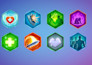 design professional 2d casual game assets, icons, and UI