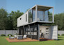 design container house, cabin house, tiny house, frame house