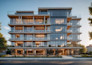 design apartment building, office building, high rise building and render
