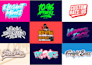design a unique typography logo and hand drawn lettering