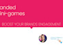 develop your gamification strategy for product promotion