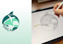 design a clean, minimal handcrafted logo