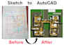 be your architect, draftsman for house plans, 2d floor plan