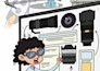create cartoon childrens book illustrations