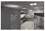 design a professional commercial kitchen layout with 3d