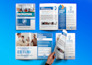 do company profile, business proposal, bifold and trifold, brochure design