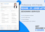 write a job winning ats resume, executive CV, and optimize linkedin profile
