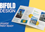 design modern flyer, bifold and trifold brochure