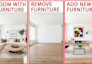 do ai interior redesign and virtual staging
