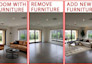 do ai interior redesign and virtual staging