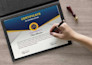 do achievement, diploma, reward, appreciation certificate design