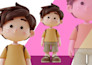 model 3d cute characters, 3d toy, cartoon toy mascot modeling