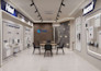 design modern 3d showroom interiors and display walls