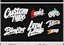 design unique custom typography logo , hand drawn lettering and wordmark