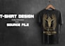 design trendy custom t shirts with source files for pod stores