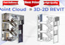 convert point cloud to 3d 2d revit architecture scan to bim