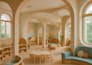 design a luxury lobby, swimming pool, and home bar in 3d