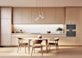 create realistic 3d kitchen render and custom interior design