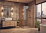 create realistic 3d bathroom interior design render