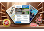 design modern construction or real estate flyer for your business