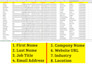 do organic email scraping to find email address list or b2b lead generation