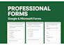 create google and microsoft forms