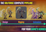 create elite spine 2d character animation for games