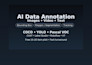 do ai data annotation and labeling for image video text and audio