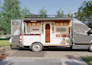 design interior van conversion, caravan, rv, camper and rendering