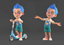 create a  premium quality 3d cartoon character