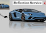 do create a automotive car photo reflection shadow