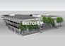 create 3d architectural modeling and realistic rendering