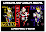create your own custom made tokusatsu characters