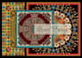 create silk scarves shawl pattern design for textile and prints