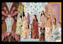 design luxury silk scarf, kaftan, tunic and coord set prints