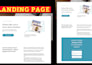 build landing page, convertkit funnels and email automation