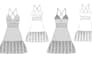 do technical flat drawing and fashion flat sketches