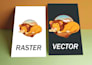 redraw and convert logo to vector manually