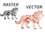redraw and convert logo to vector manually