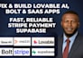 setup boltnew base44 pythagora adalo web apps payment integration in lovable