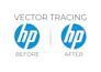 do vector tracing, convert logo to vector, raster to vector