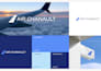 create modern business logo design and branding package