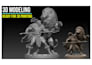 create high quality 3d models for 3d printing and games