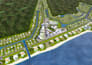 design masterplan, 3d render architecture and urban design master plan, resort
