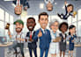 do cartoon caricature for you