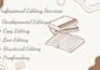 line structural copy edit your book