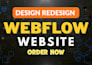 build professional high quality website in webflow